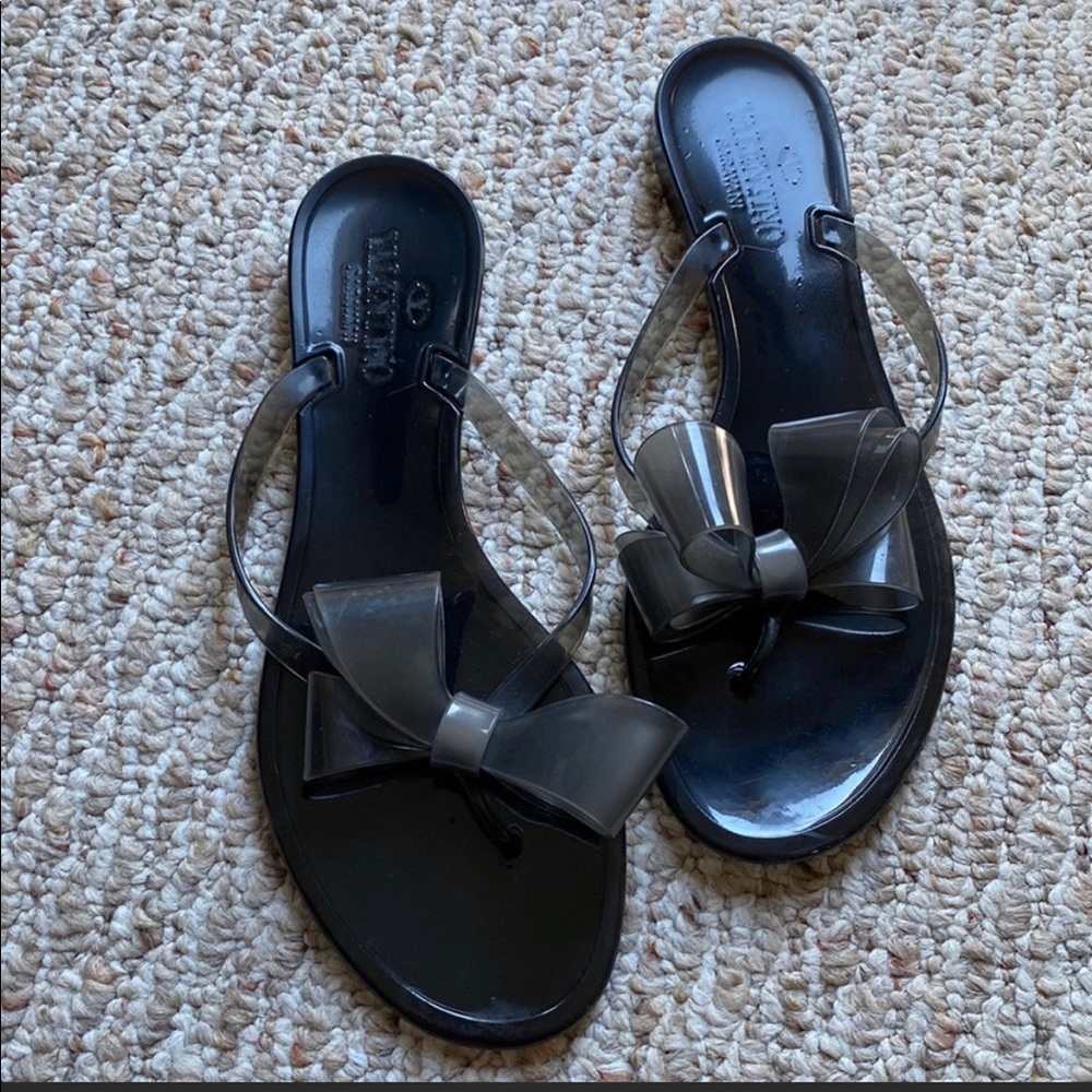 Authentic Valentino Jelly Flips Flops Size 40